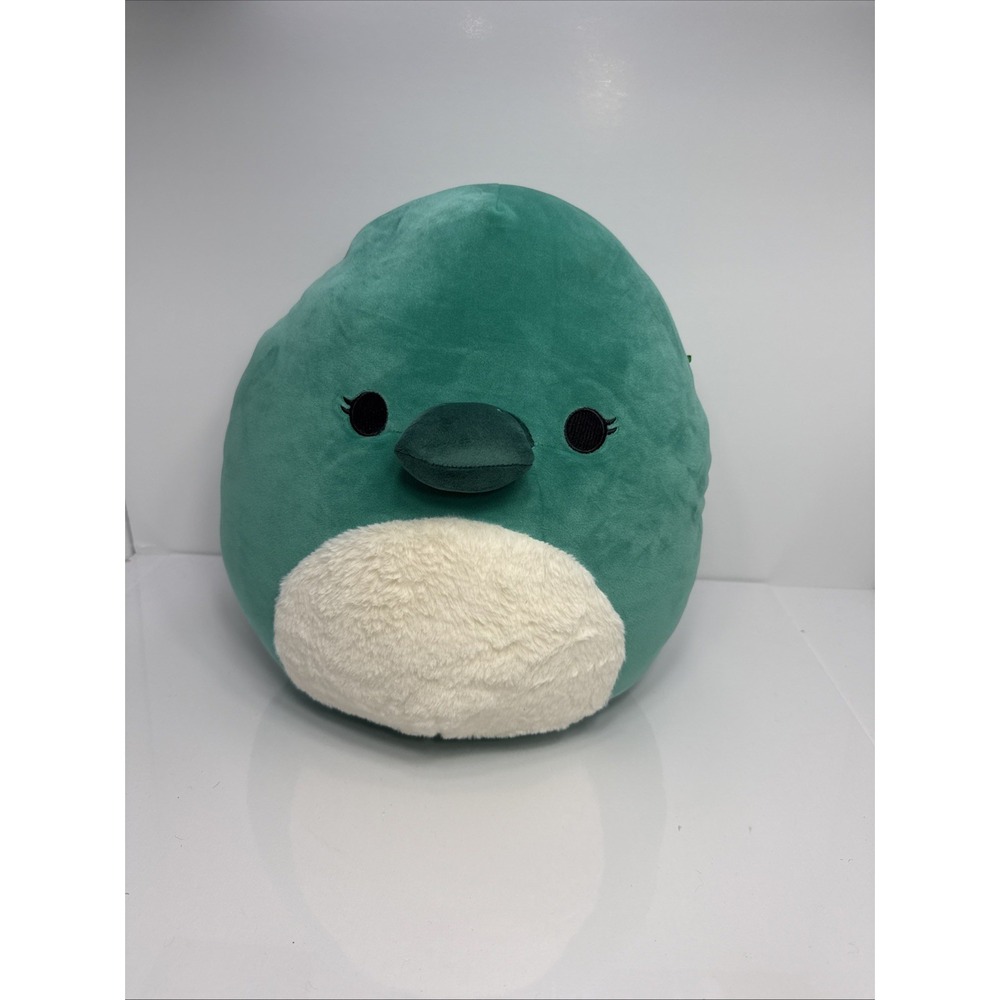 Squishmallows Selassi Platypus Green Plush Washable 14"